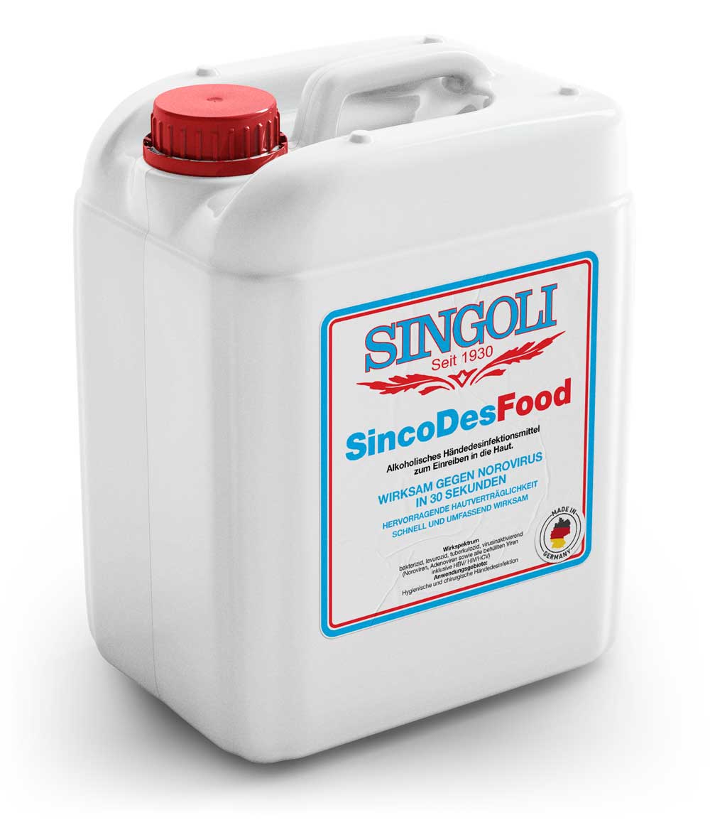 Singoli Händedesinfektion SincoDesFood