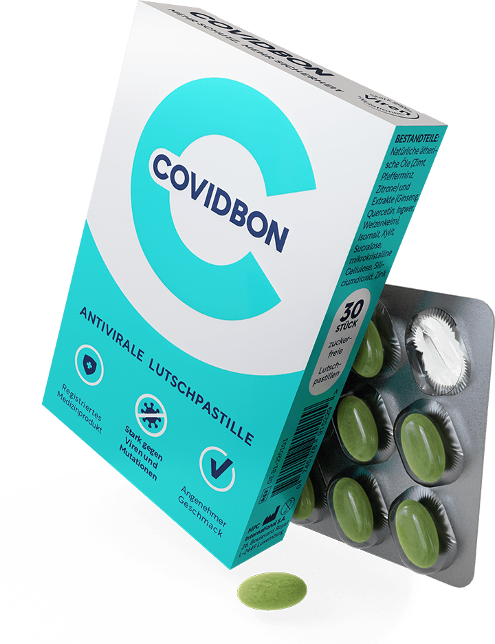 CovidBon Antivirale Lutschpastillen